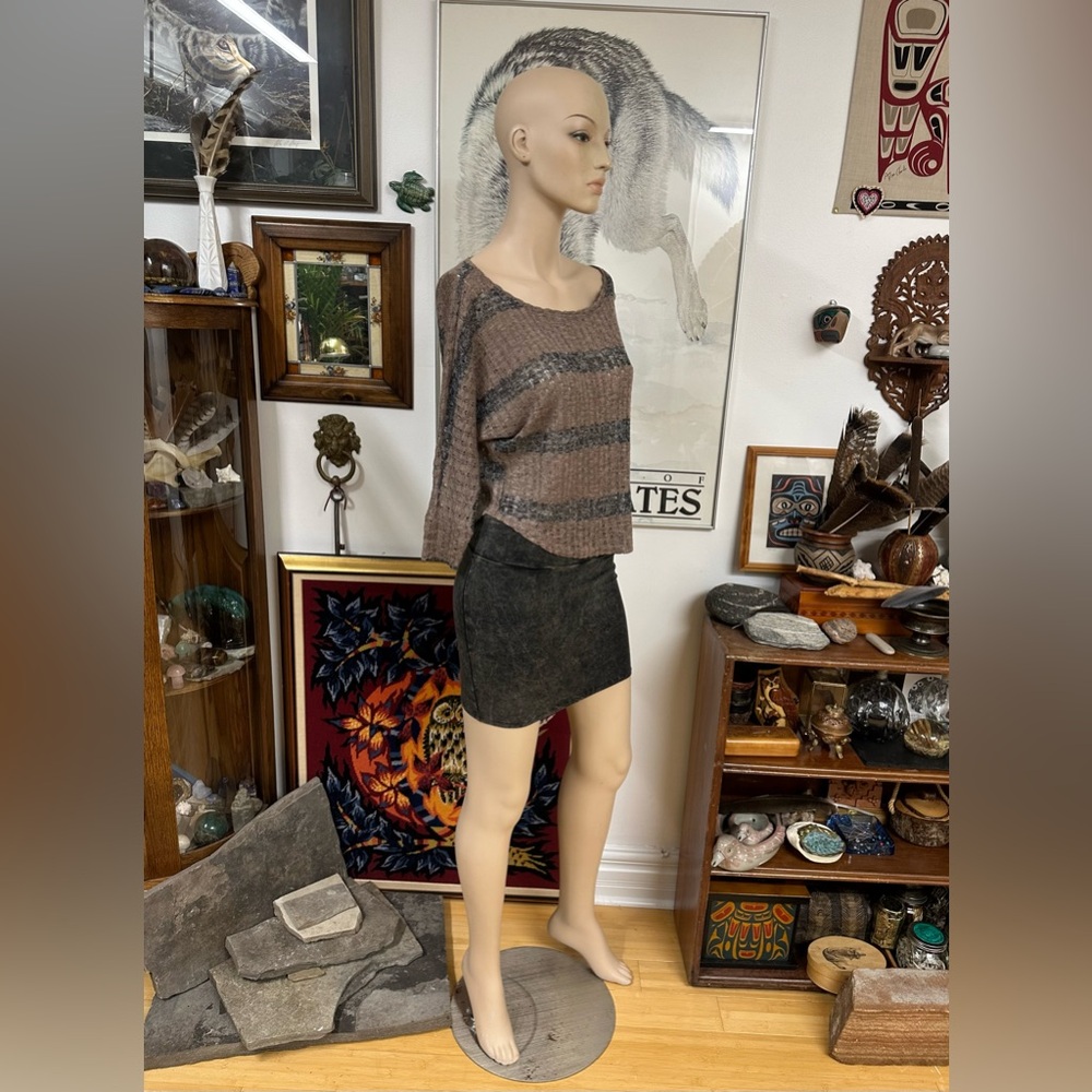 Knitted 3/4 Sleeve Top